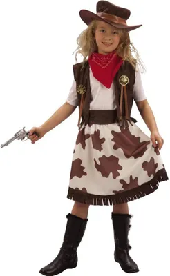 Produktbild von Cowgirl-Kostüm für Mädchen M 7-9 Jahre (120-130 cm)