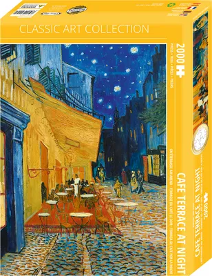 Zdjęcie produktu dla Taras kawiarni wieczorem Puzzle Vincent van Gogh, 2000 elementów