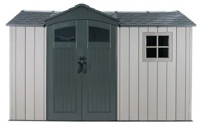 Produktbild von Lifetime Kunststoff Gerätehaus Pluto Gerätehaus mit Boden Grau 206x350x225 cm