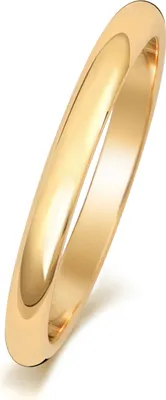 Produktbild von 18 Karat (750) Gold 2mm D-Form Herren/Damen - Trauring/Ehering/Hochzeitsring, 57 (18.1); TRS1503118KYRSP