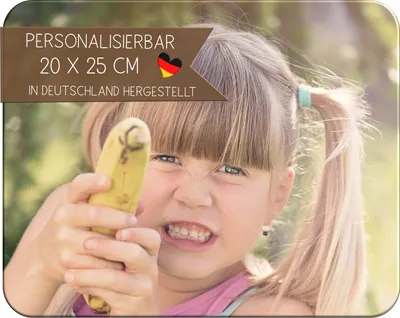 Produktbild von Kinder Frühstücksbrettchen  mit Bild   mit Name personalisiert, Kunststoff, 20x25 cm