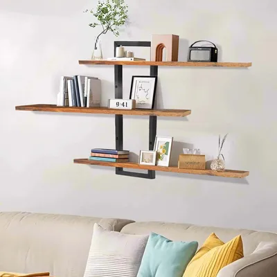 Produktbild von Elzusha – Wandmontierte Holzregale für Küche und Schlafzimmer