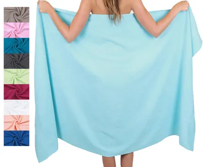 Produktbild von Betz XXL Badetuch 100 x 200 cm PALERMO Saunatuch 100% Baumwolle Farbe: türkis