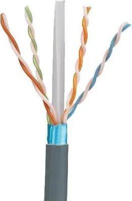 Produktbild von Panduit Cat 6, 23 AWG, F/UTP, LSZH Netzwerkkabel Grau Cat6