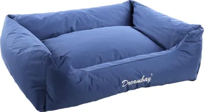 Produktbild von Flamingo Bett Dreambay rechteckig blau, Maße: 100 x 80 x 25 cm
