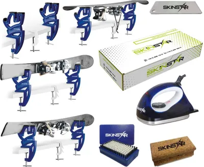 Produktbild von SKINSTAR Skiwax Starter Set Naturalwax 24 HOURS Skispanner Skiwachs 6-teilig