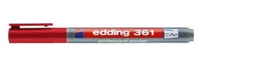 Produktbild von Edding 361, 1 Stück(e), Rot, Rundspitze, Grau, Rot, Rund, 1 mm