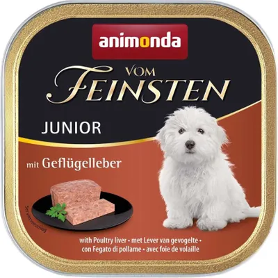 Zdjęcie produktu dla ANIMONDA Vom Feinsten Junior smak: wątróbka drobiow