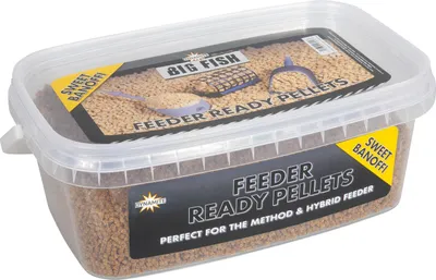 Produktbild von Dynamite Baits Big Fish Ready Feeder Pellets Sweet Banoffi 2mm 1,2kg