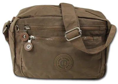 Produktbild von Bag Street Nylon Umhängetasche braun Damen Tasche D3OTJ202N