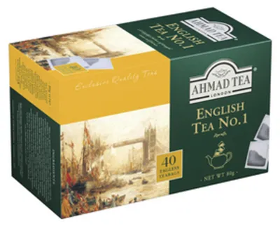 Zdjęcie produktu dla English Tea No.1 Ahmad Tea 40tbx2g b/zawieszki