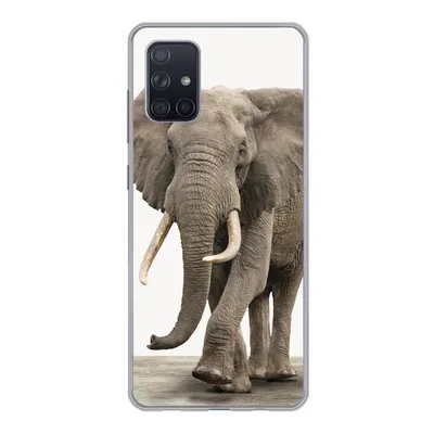 Produktbild von MuchoWow® Handyhülle Schutzhülle Hülle für Samsung Galaxy A51 5G Elefant - Kinder - Tiere - Mädchen Silikon Softcase Handy Hülle - Abbildung