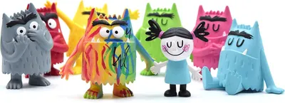 Produktbild von Aktionsfiguren 8 Stück, Emotionserkennung, für Kinder, Lernspielzeug
