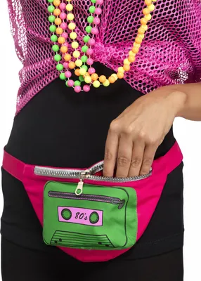 Produktbild von 80er Jahre Retro Umhängetasche bunt - Einheitsgröße