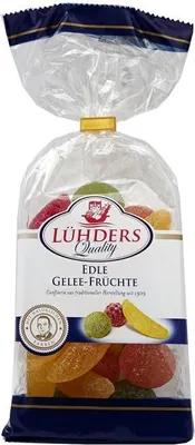 Produktbild von Lühders Edle Gelee-Früchte 200g