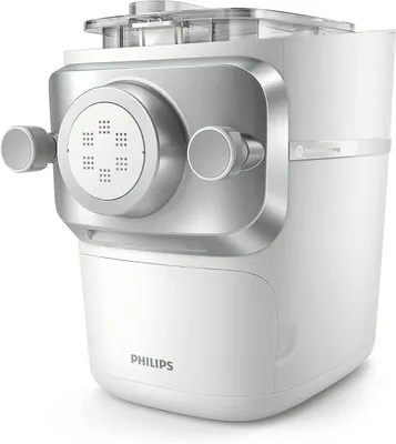 Produktbild von Philips Nudelmaschine Serie 7000,Weiß,Nudelmaschine,Elektrisch,Nudel Maschine,Pastamaker, 200,00 W, Pasta Maschine,Nudel herstellen,mit Formscheiben