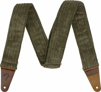 Zdjęcie produktu dla Fender Corduroy Strap Antique Olive Tekstylne gitarowe pasy