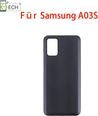 Produktbild von Für Samsung Galaxy A03S SM-A037 Akkudeckel Backcover Rückseite + Dichtung schwarz