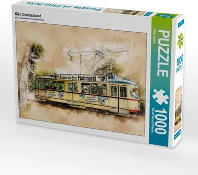 Produktbild von CALVENDO Puzzle Kiel, Deutschland | 1000 Teile Lege-Größe 64x48cm Foto-Puzzle für glückliche Stunden