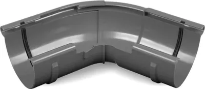 Produktbild von BRYZA verstellbare Außen-Rinnenwinkel 120°-145° Kunststoff Ø 75 mm, Antrazit RAL 7021