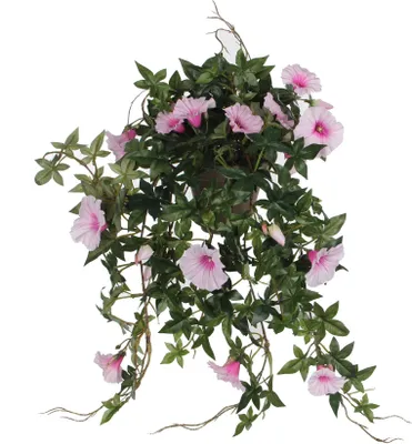 Produktbild von Mica Decorations Petunien hängend in Blumentopf Stan - L50 x T45 x H25 cm - Rosa