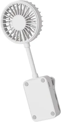 Obrázok produktu pre VHV - Ventilátor s klipom - ventilátor s klipom, USB nabíjateľný - USB nabíjateľný, tichý, s klipom - vhodný na stôl, detský kočík, kemping