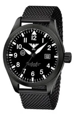Produktbild von KHS - KHS.AIRBSABLA.MB - Armbanduhr - Automatik - Airleader Black Steel - Herren