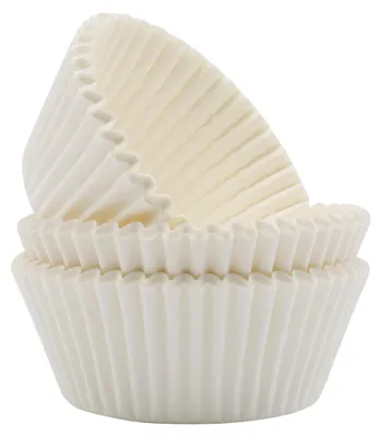 Produktbild von Weiße Cupcake-Förmchen, 60 Stück, für Cupcakes und Muffins