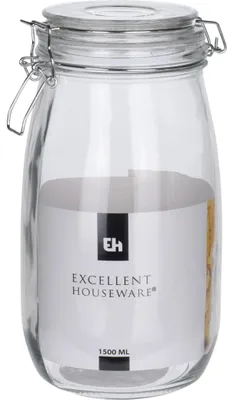 Obrázek produktu pro Skleněná dóza s těsněním 1,5 l