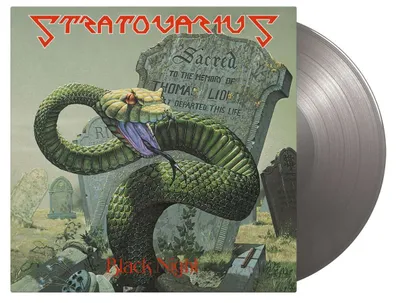 Produktbild von Stratovarius: Black Night (Limited Numbered Edition) (Silver Vinyl) - - (Vinyl / Single 7")