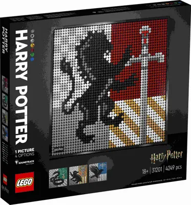 Produktbild von LEGO 31201 Art Harry Potter Hogwarts Wappen Set, DIY Puzzle für Erwachsene