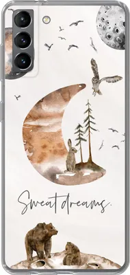 Produktbild von MuchoWow® Handyhülle Schutzhülle Hülle für Telefoonhoesje Samsung Galaxy S21 Plus Kinder - Tiere - Sprichwörter Silikon Softcase Handy Hülle - Handy-Tasche