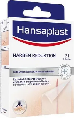 Immagine prodotto di Hansaplast 2728 Hansaplast Pflaster NARBEN REDUKTION 2728 transparent 38 x 68 mm, 21 St.