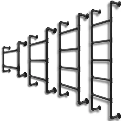 Productafbeelding van Wandladder 5 Treden - Corrosiebestendig - Voor Binnen/Buiten