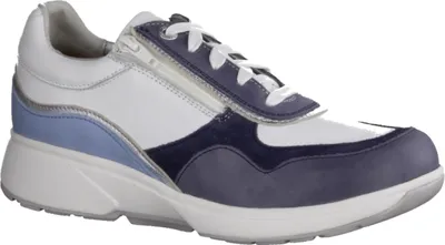 Produktbild von Xsensible Lima Damenschnürer, Sneaker, Leder, Blau Combi, Bequemschuhe - Damenschuhe Bequeme Schnürschuhe, Blau, leder