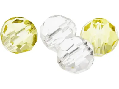 Image de Westin Glass Beads - 20 perles de verre, diamètre:4mm, couleur:Transparent