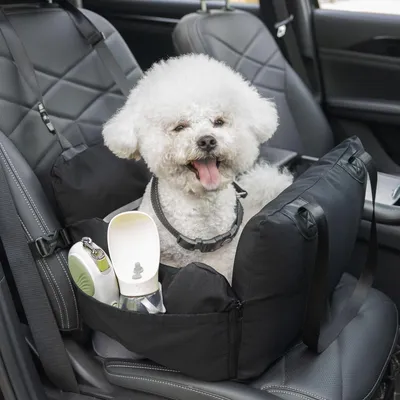 Image de Siège auto pour chien avec airbags amovibles