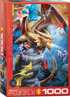 Produktbild von 1000 Teile Puzzle Der Drachenclan von Anne Stokes