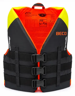 Produktbild von BECO the world of aquasports Schwimmweste BEactive für Bewegungsfreiheit auf dem Wasser schwarz-neongelb XL