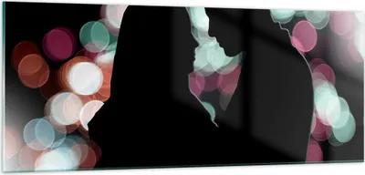 Produktbild von Bilder auf glas - Paar Liebe Beziehung - 100x40cm - Glasbilder - Wandbilder - Kunstdruck - zum Aufhängen bereit - Wanddekoration aus Glas - Glas Bilder - Wandbild auf Glas - Einteilig - GAB100x40-2551