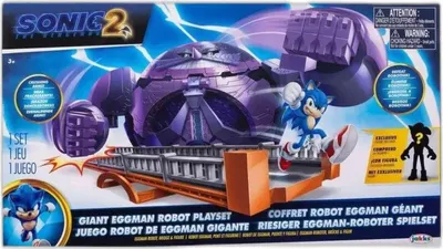Produktbild von Jakks Pacific Sonic The Hedgehog Actionfiguren Sonic The Movie 2 Eggman Robot & Sonic
