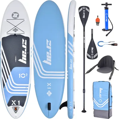 Produktbild von ZRAY X1 10'2" COMBO 2021 Aufblasbar Sup Board Stand up Paddle Komplette Packung mit Kajak Sitz und Doppelpaddel