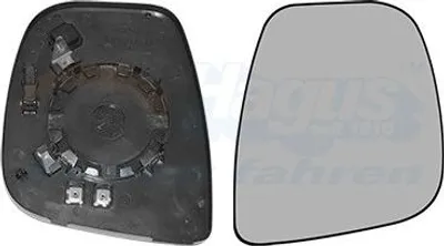 Produktbild von VAN WEZEL Spiegelglas Außenspiegel Rechts für OPEL Vivaro C Kastenwagen (K0) Konvex Beheizbar 0944838