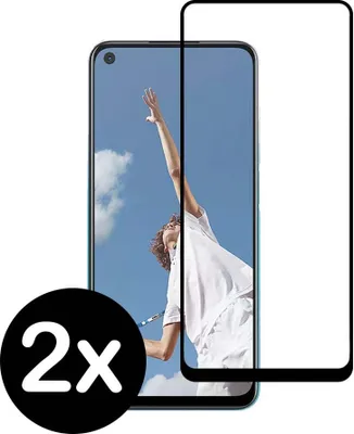 Immagine prodotto di Smartphonica Protezione schermo in vetro full cover per Oppo A52 in vetro temperato con angoli arrotondati - 2 pezzi