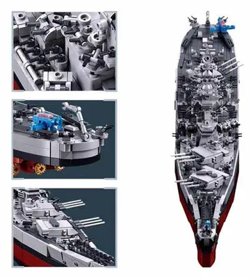Obrázok produktu pre Stavebnice Sluban M38-B1291 - Bojová loď USS Missouri 1:350