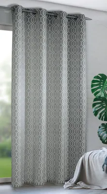 Produktbild von Ösenschal "Royal"  - Vorhang mit Ösen von Albani -  Größe (HxB) 245x135cm grau
