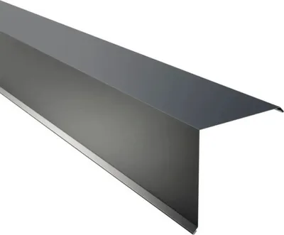Produktbild von PRECIT Ortgangblech für Trapezblech anthrazitgrau RAL 7016 2000 mm x 180 mm x 180 mm x 0,5 mm