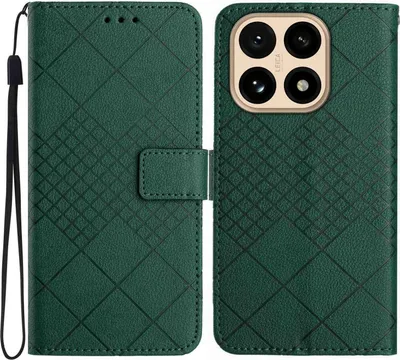 Produktbild von Xiaomi 15T Hülle - Coverup Rhombus Klapphülle - Grün