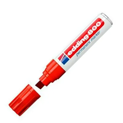 Produktbild von Edding 800 Permanent Marker Red, Rot