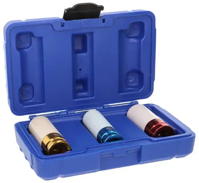 Zdjęcie produktu dla Zestaw nasadek Tool-Elite 1/2" (12,5 mm) 17 mm, 19 mm, 21 mm z chromowo-molibdenowej stali